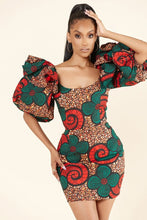 Load image into Gallery viewer, African Printing Mini Dress
