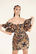 Load image into Gallery viewer, African Printing Mini Dress
